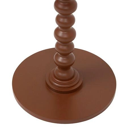 Okrągły stolik kawowy Alix 38 cm terrakota rustykalny do salonu i sypialni Atmosphera