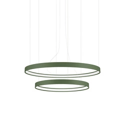 Żyrandol RIO 2 55/78 zielona oliwka LED 3000K