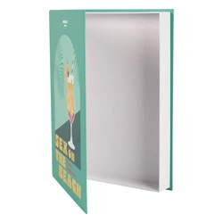 Intesi pudełko ozdobne książka Sex on the Beach morska dekoracyjne kartonowe do salonu