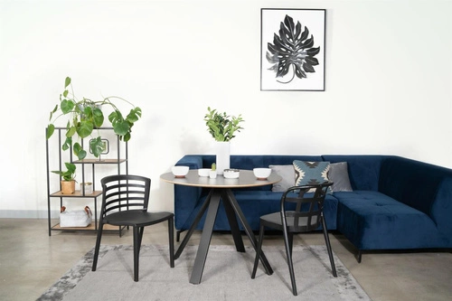 Krzesło Muna białe do kuchni i ogrodu Intesi nowoczesne sztaplowane łatwe czyszczenie