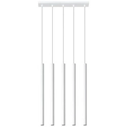Lampa wisząca PASTELO 5 biała