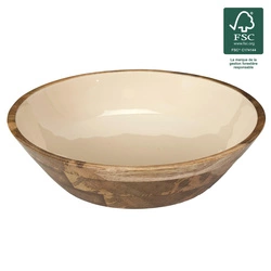 Miska Dune 28 cm z drewna mango