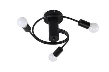 Lampa sufitowa Filetta czarny 3x40W E27