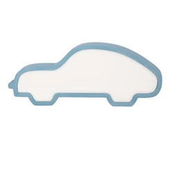 Lampka nocna LED Car niebieska do pokoju dziecięcego nowoczesna MDF akryl 11W