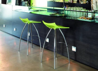 Hoker Diablito 65 cm zielony nowoczesny bez oparcia do kuchni i wyspy SCAB Design