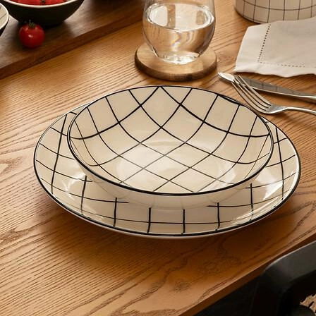 5five simply smart zestaw 6 akacjowych podkładek pod kubek okrągłych drewnianych 10 cm