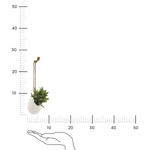 Sztuczna roślina wisząca długie liście 11 cm