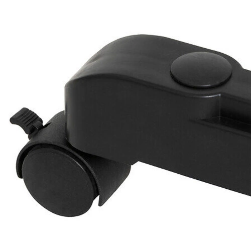 5five simply smart nowoczesny wieszak stojący na ubrania czarny na kółkach do przedpokoju