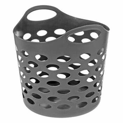 Kosz na pranie 28 l szary