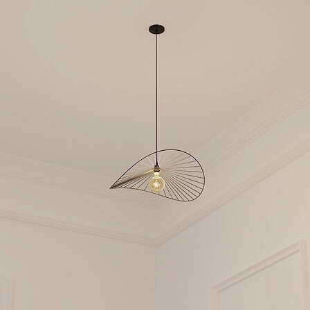 Lampa wisząca Adelia 58cm czarna