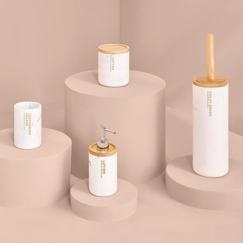 Pojemnik łazienkowy Léa biały