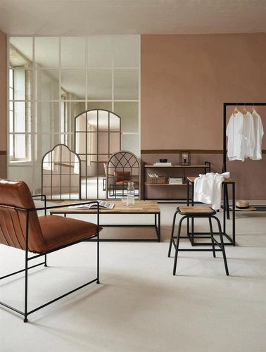 Stolik kawowy prostokątny loftowy drewniany Edena Atmosphera do salonu 115x65 cm