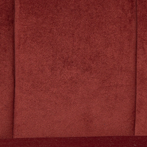 Ławka tapicerowana z oparciem Naova aksamitna terakota do salonu i sypialni Atmosphera