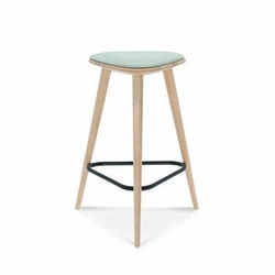 Hoker tapicerowany Finn retro bez oparcia 61 cm do kuchni personalizowany FAMEG premium