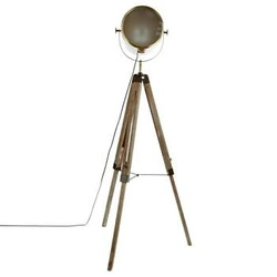Lampa podłogowa Ebor 152 cm brązowa
