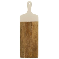 Deska do krojenia Dune Intesi z drewna mango 58 cm nowoczesna do kuchni naturalna