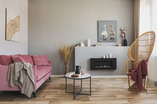 Stolik kawowy okrągły Cross Actona szklany nowoczesny do salonu na chromowanej podstawie