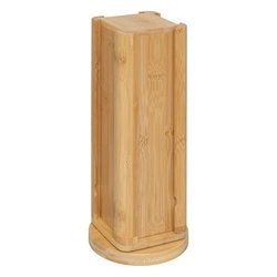 Stojak na kapsułki obrotowy bambus