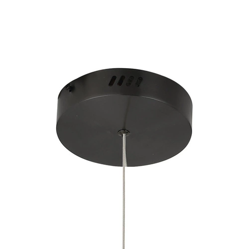 Lampa wisząca LED CIRCLE 60 szara okrągła regulowana do salonu i nad stół 60cm
