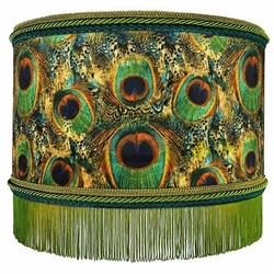 Lampa wisząca Aguila N 1 welurowa boho 45cm Las Plumas do salonu lub nad stół