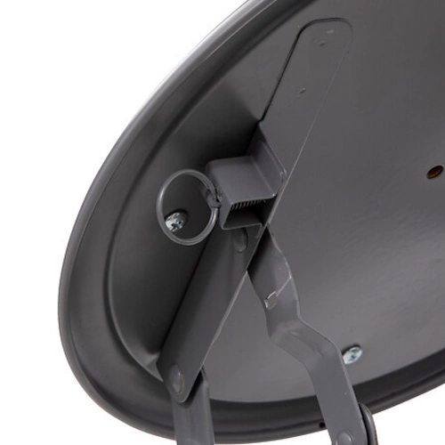 Taboret składany PU szary welurowy do kuchni i jadalni nowoczesny 5five simply smart