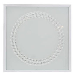 Plafon Lux 29x29 16W LED 4000K satyna duży ring