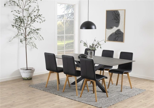 Stół do jadalni Heaven Actona 200x100 biały nowoczesny ceramiczno-szklany prostokątny