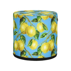 Pufa ogrodowa Lemon Intesi okrągła wodoodporna do ogrodu i na balkon nowoczesna 40 cm