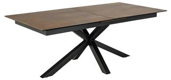 Stół rozkładany do jadalni Heaven 200/240 cm brązowy ceramiczny blat nowoczesny Actona