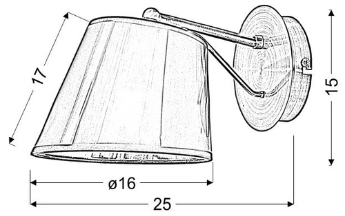 Kinkiet ścienny Cortez chrom nowoczesny metalowy do salonu i sypialni CANDELLUX 15 cm