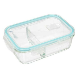 Szklany pojemnik na lunch z przegródką 1,1l