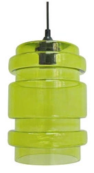 Lampa wisząca decorado 18 1x60W E27 klosz zielony