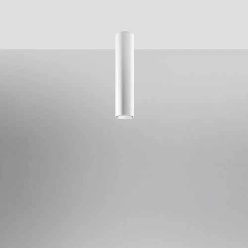 Plafon sufitowy biały nowoczesny Lagos 40 metalowy do salonu kuchni i sypialni Sollux