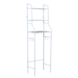 Intesi regał łazienkowy nad sedes biały metalowy 3 półki 150 cm