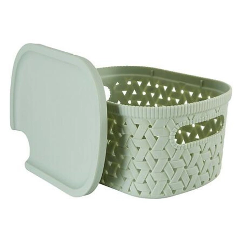 Kosz do przechowywania Tressy 2,3 l miętowy polipropylenowy do łazienki 5five