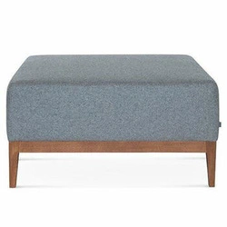 Pufa modułowa Snug FAMEG dębowa tapicerowana kwadratowa 80x80 nowoczesna do salonu