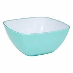 Miska kwadratowa Munar 25 cm plastikowa   miętowa