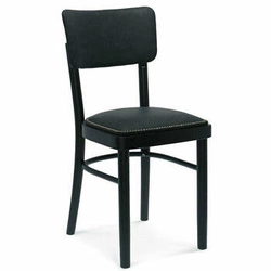 Krzesło do jadalni Fameg Novo tapicerowane skóra naturalna drewniane skandynawskie personalizowane