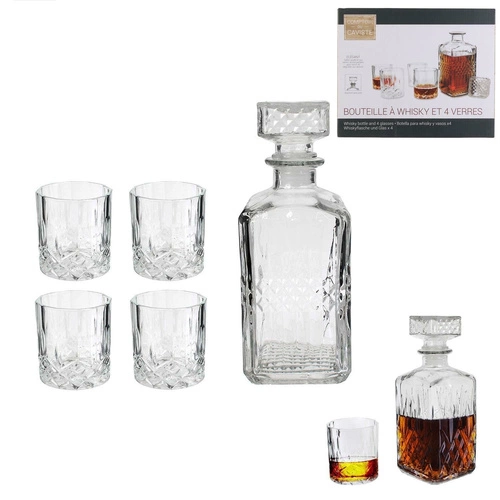 Zestaw do whisky Verre karafka i 4 szklanki