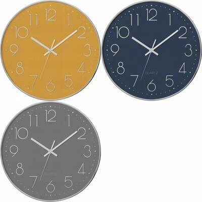 Zegar Laure 30cm żółty