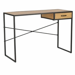 Biurko Seaford Dąb z szufladą naturalny/czarny