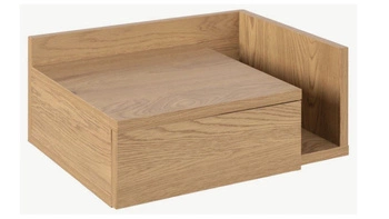 Szafka nocna wisząca 40 cm dębowa z szufladą nowoczesna Actona Ashlan II do sypialni