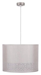 Lampa wisząca Arabesca 33x33x24 1x60W E27 kremowy (abażur 77-19441 z zawiesiem 85-10608)