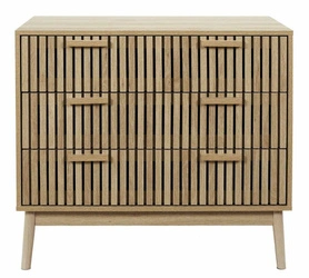 Komoda Klaus 3 szuflady, naturalna outlet