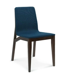 Krzesło Fameg Kos buk A-1621, Walnut04, CrownVelvet37 OUTLET