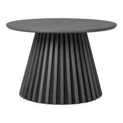 House Nordic Osaka okrągły stolik kawowy 70 cm czarny do salonu