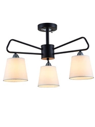 Żyrandol Morley 3 czarny