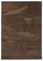 Dywan wełniany nowoczesny Decor Scape Bear Brown 160x230 do salonu i sypialni łatwoczyszczący