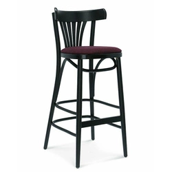 Hoker drewniany z oparciem Fameg BST-788 FAN personalizowany do kuchni i jadalni retro