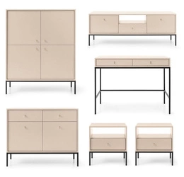 Zestaw mebli do sypialni Evora beżowy